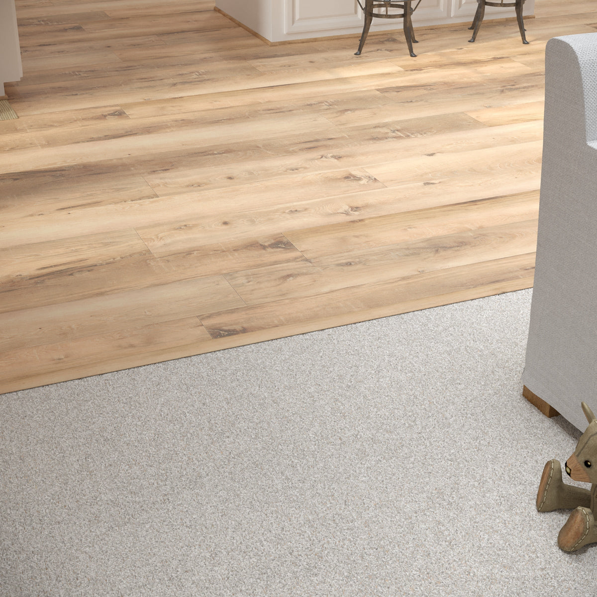 CALI 1.25-in x 72.83-in North Shore Oak Vinyl Floor T-Moulding