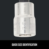 CRAFTSMAN Metric 1/4-in Drive 6-Point 14mm Shallow Socket