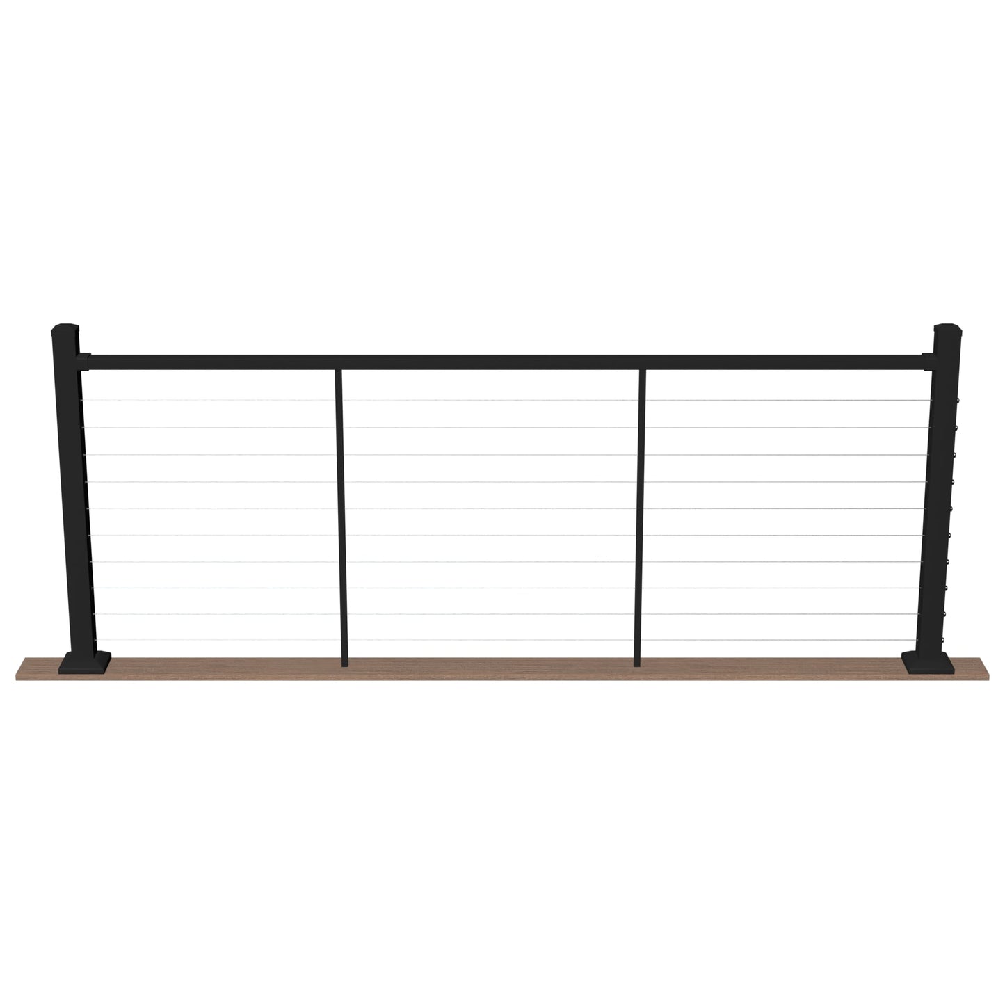 Deckorators Contemporary cable Aluminum Deck Cable Rail Kit