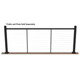 Deckorators Contemporary cable Aluminum Deck Cable Rail Kit