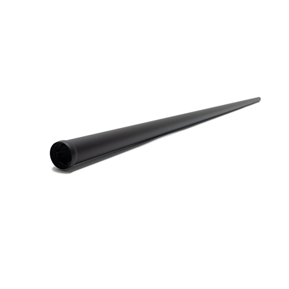 Deckorators ADA-Compliant 8-ft x 2-in Textured Black Aluminum Deck Handrail Kit