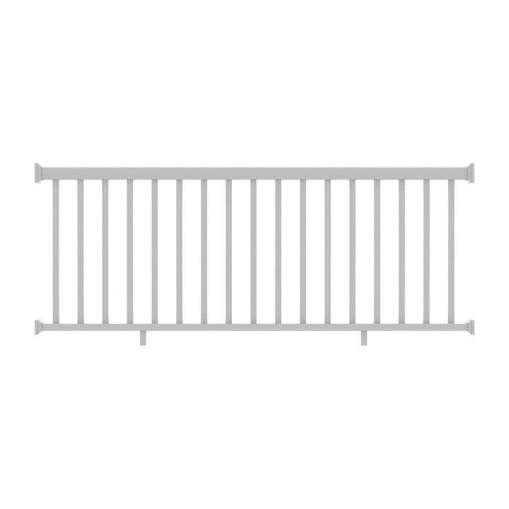 Deckorators Grab and Go 8-ft x 36-in White Composite Deck Rail Kit