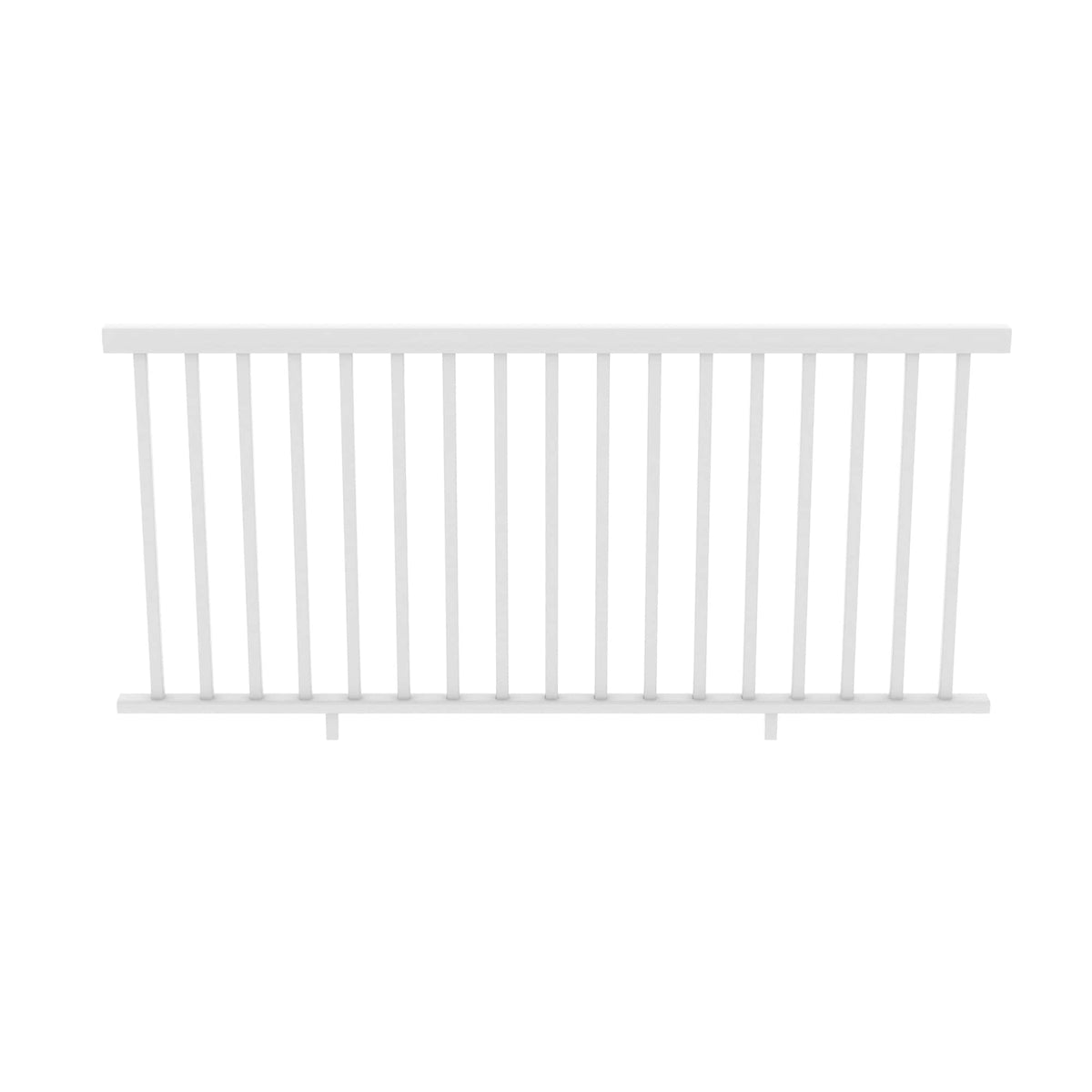 Deckorators Grab and Go 8-ft x 42-in White Composite Deck Rail Kit