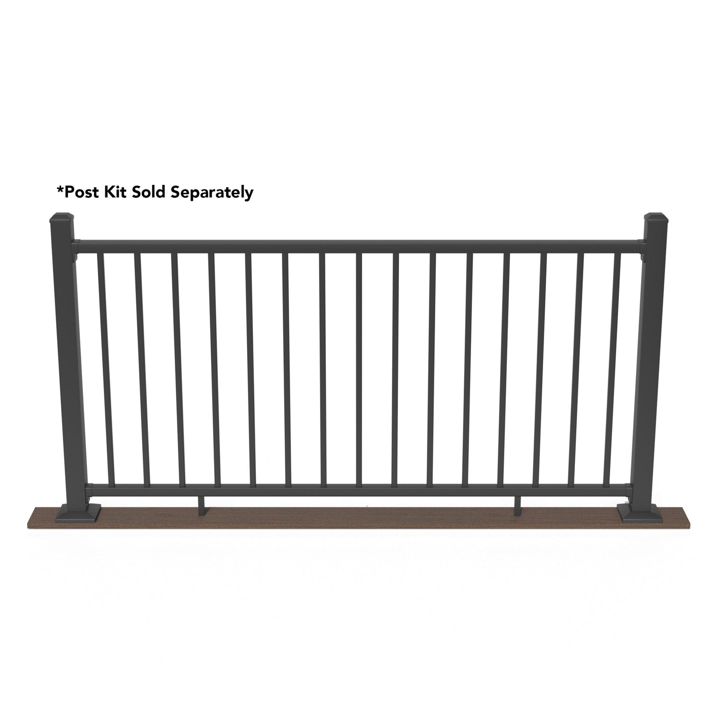 Deckorators Pre-Assembled Aluminum  Aluminum Deck Rail Kit