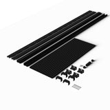 Deckorators Rapid Rail Matte Black Aluminum Deck Rail Kit