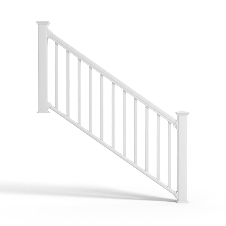 Deckorators Grab and Go White Composite Deck Stair Rail Kit