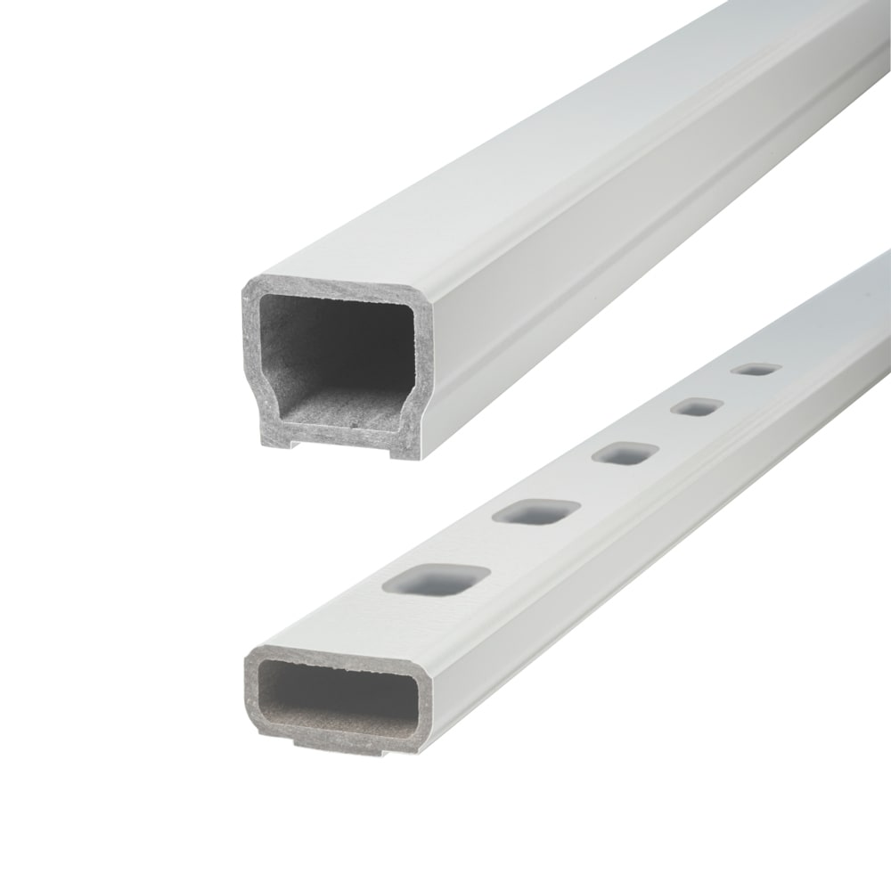 Deckorators Grab and Go White Composite Deck Stair Rail Kit
