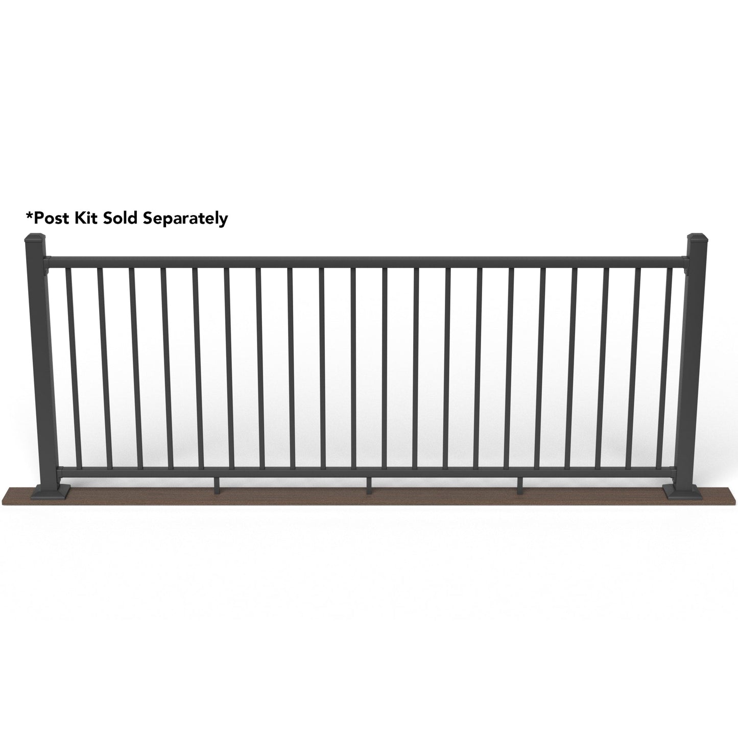 Deckorators Pre-Assembled Aluminum  Aluminum Deck Rail Kit