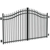 Freedom 5-ft Black Aluminum Driveway Gate