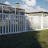 Freedom Durham 6-ft H x 4-in W White Vinyl End Fence Post (Unassembled)