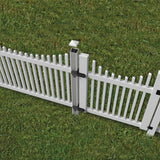 Freedom 4-in Silver Metal Post Insert For Vinyl Fence