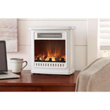 Crestland 13 in. Desktop Electric Fireplace in Black