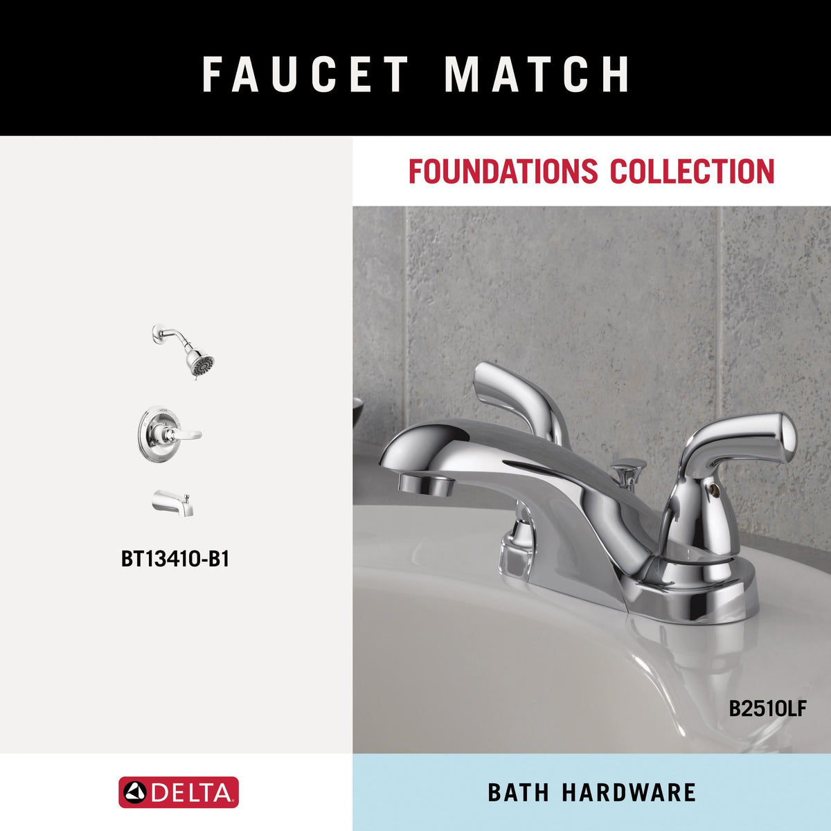 Delta Foundations 24-in Polished Chrome Wall-Mount Single Towel Bar