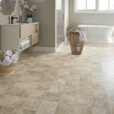 Style Selections 12-ft W x Cut-to-Length San Marco Slate Stone Look Low-Gloss Sheet Vinyl Flooring