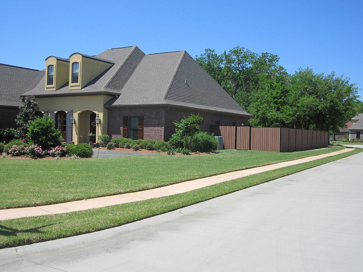 Fortress Building Products 6-1/2-ft H x 6-ft W Gloss Black Steel Spaced Picket Flat-top Privacy Standard Fence Gate