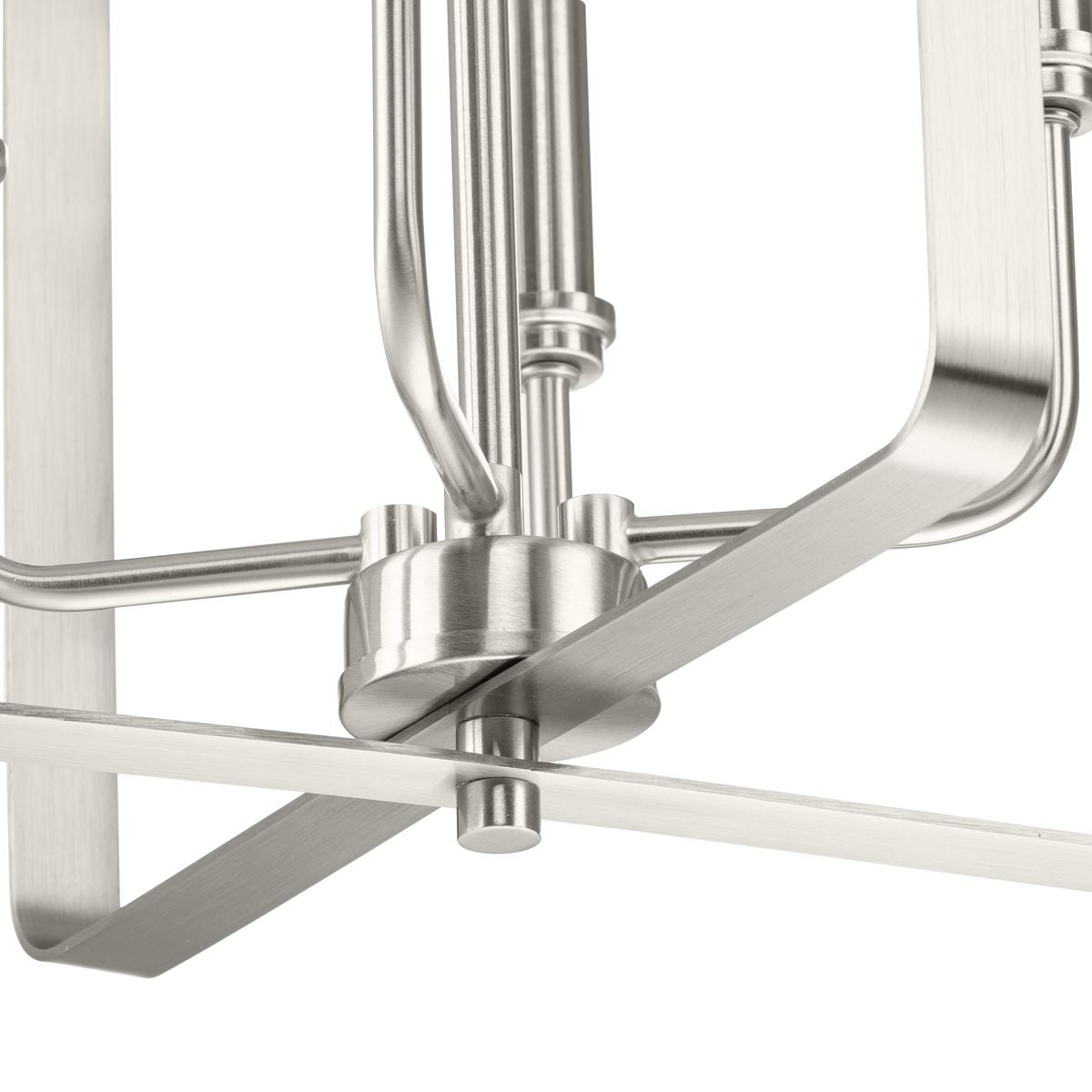 Progress Lighting McColl 4-Light Brushed Nickel Transitional Cage Chandelier