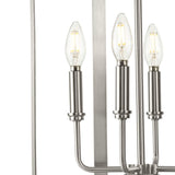 Progress Lighting McColl 4-Light Brushed Nickel Transitional Cage Chandelier