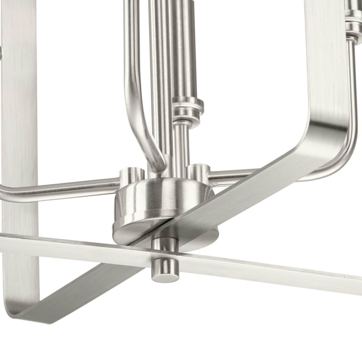 Progress Lighting McColl 4-Light Brushed Nickel Transitional Cage Chandelier