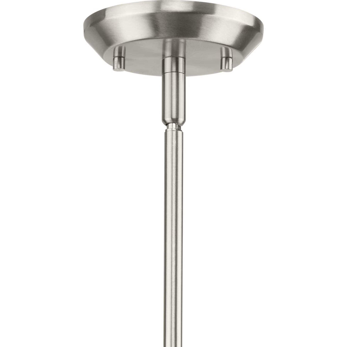 Progress Lighting Roxobel 3-Light Brushed Nickel Modern/Contemporary Square Medium Hanging Pendant Light