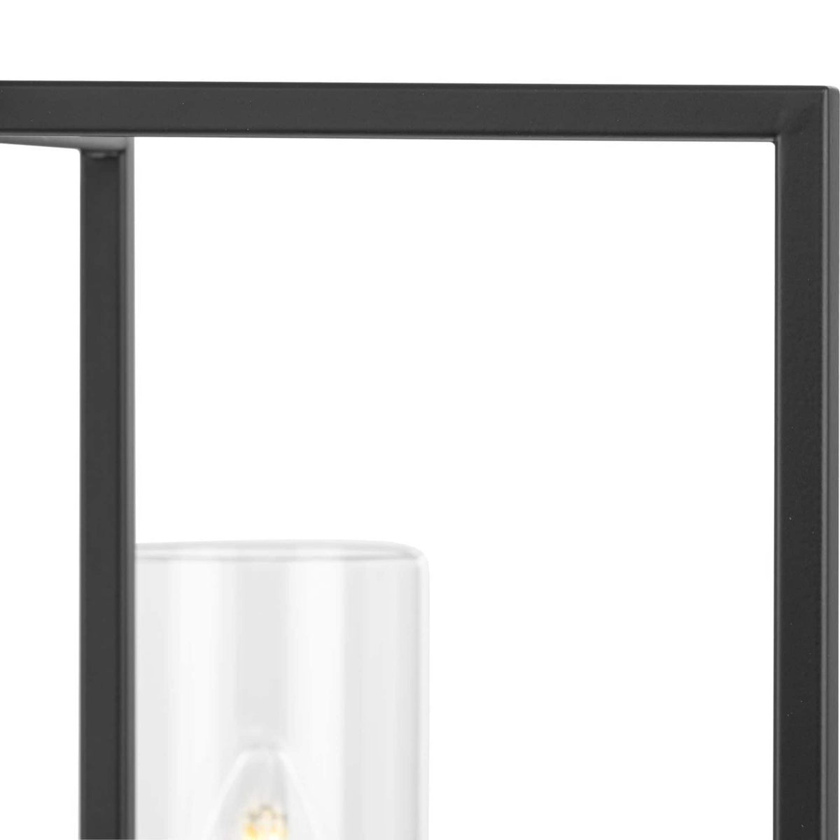 Progress Lighting Glennaire 4-Light Matte Black Modern/Contemporary Chandelier