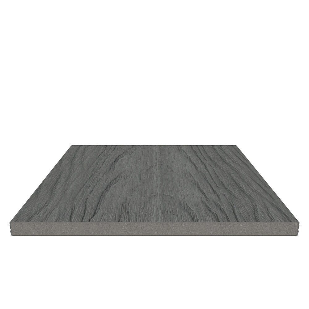 NewTechWood Fascia Board 1-in x 11-in x 6-ft Composite Westminster Gray Fascia Deck Board (Actual Size: 0.6-in x 11-in)