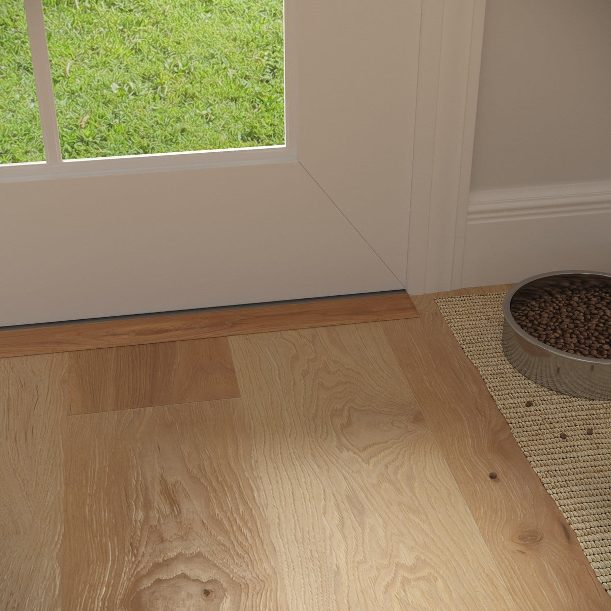 CALI Pro with Mute Step South Seas Oak 1.37-in x 72-in Vinyl Floor Threshold