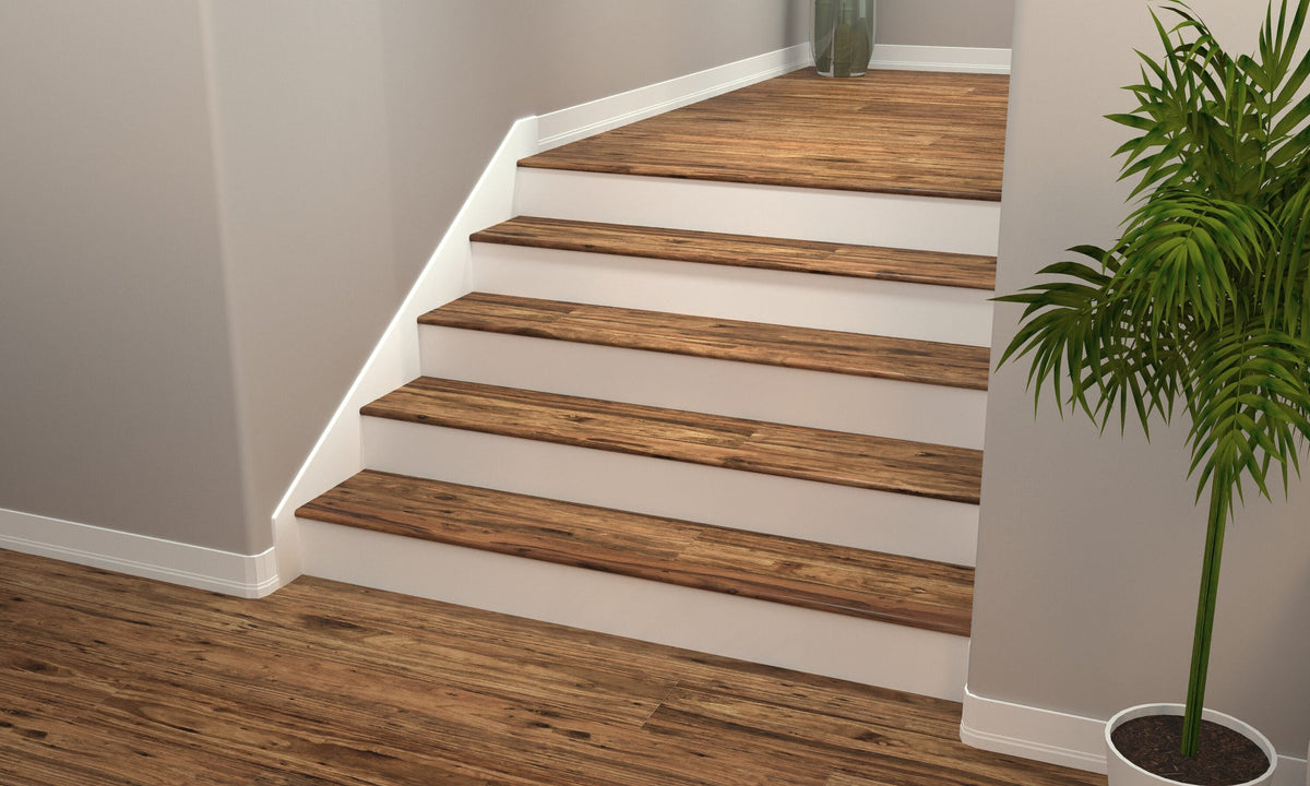 Cali Bamboo 2.87-in x 72-in Mocha Stair Nosing
