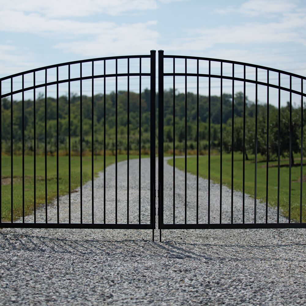 Freedom 9-ft H x 2-in W Black Aluminum Decorative Blank Fence Post