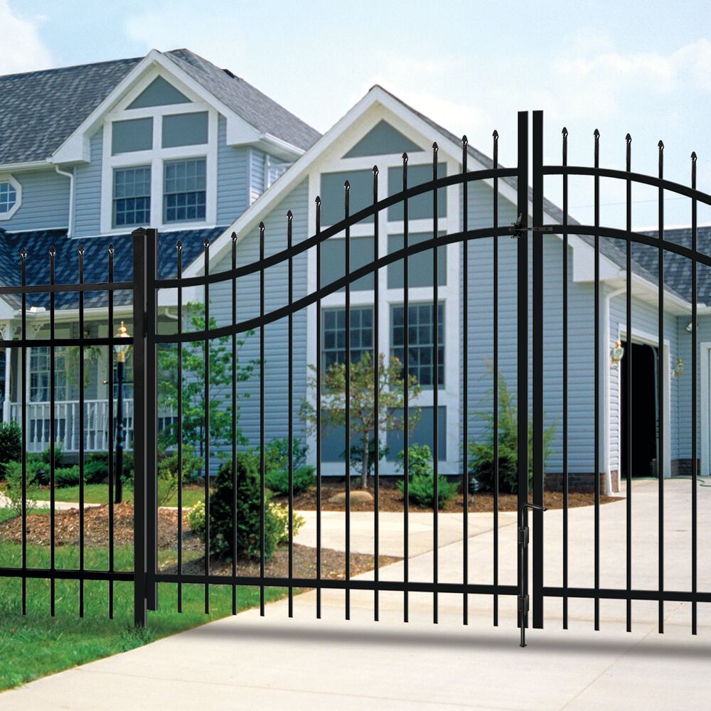 Freedom 9-ft H x 2-in W Black Aluminum Decorative Blank Fence Post