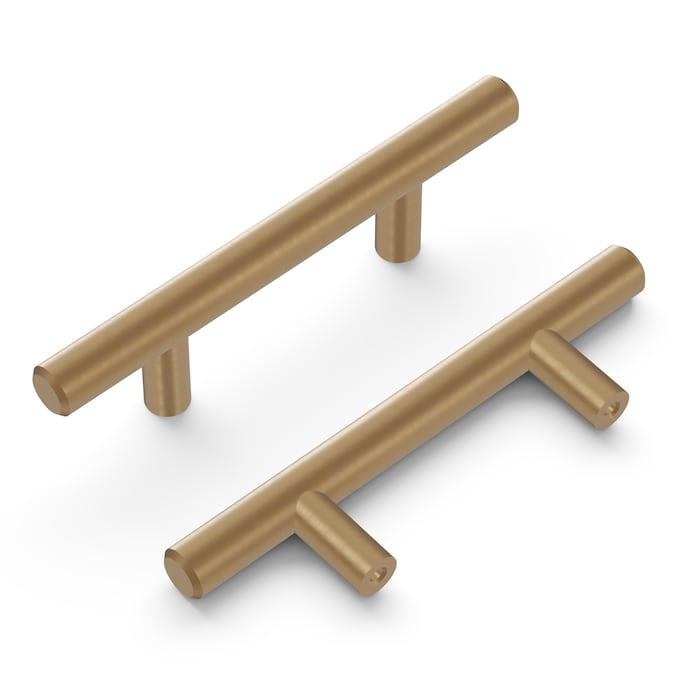 Hickory Hardware Bar Pulls (64mm) Center to Center Rectangular Bar Drawer Pull