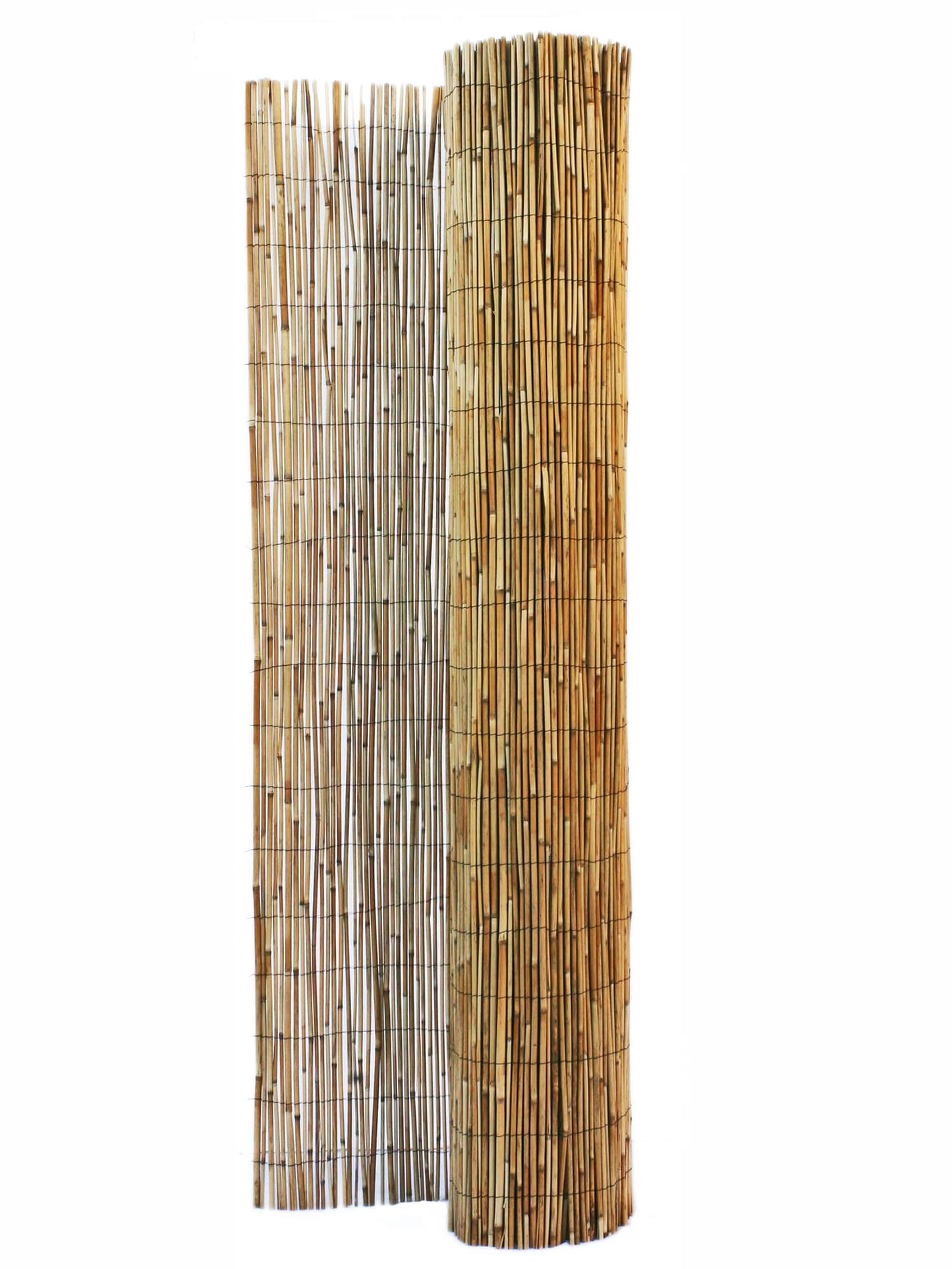 Backyard X-Scapes 6-ft x 16-ft Bamboo Semi-privacy No Dig Fence Panel