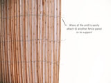 Backyard X-Scapes 6-ft x 8-ft Bamboo Semi-privacy No Dig Fence Panel