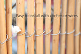 Backyard X-Scapes 6-ft x 8-ft Bamboo Semi-privacy No Dig Fence Panel