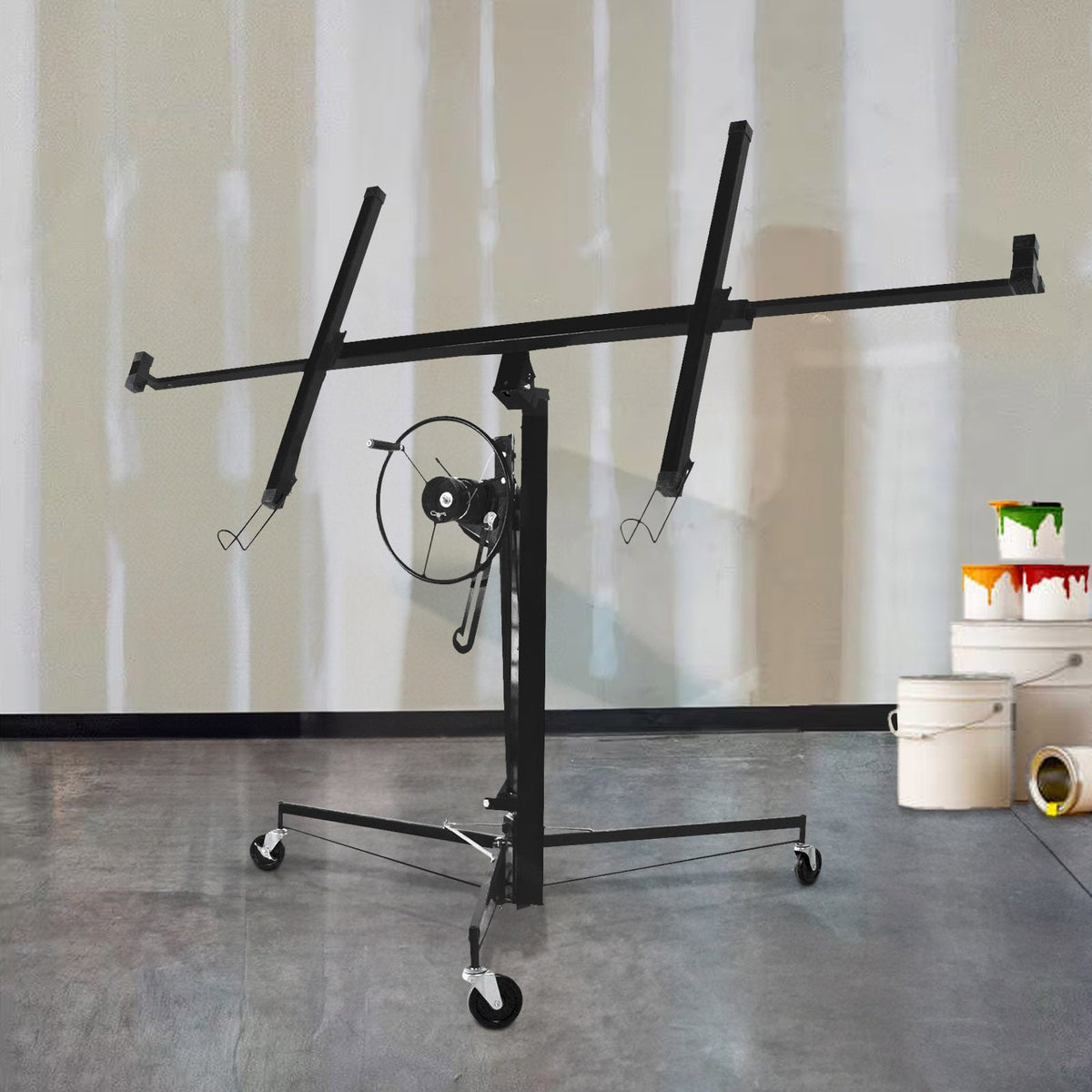 Maocao Hoom 11ft Drywall Lift 11-ft H x 116-in L x 35.56-in W Steel Drywall Lift