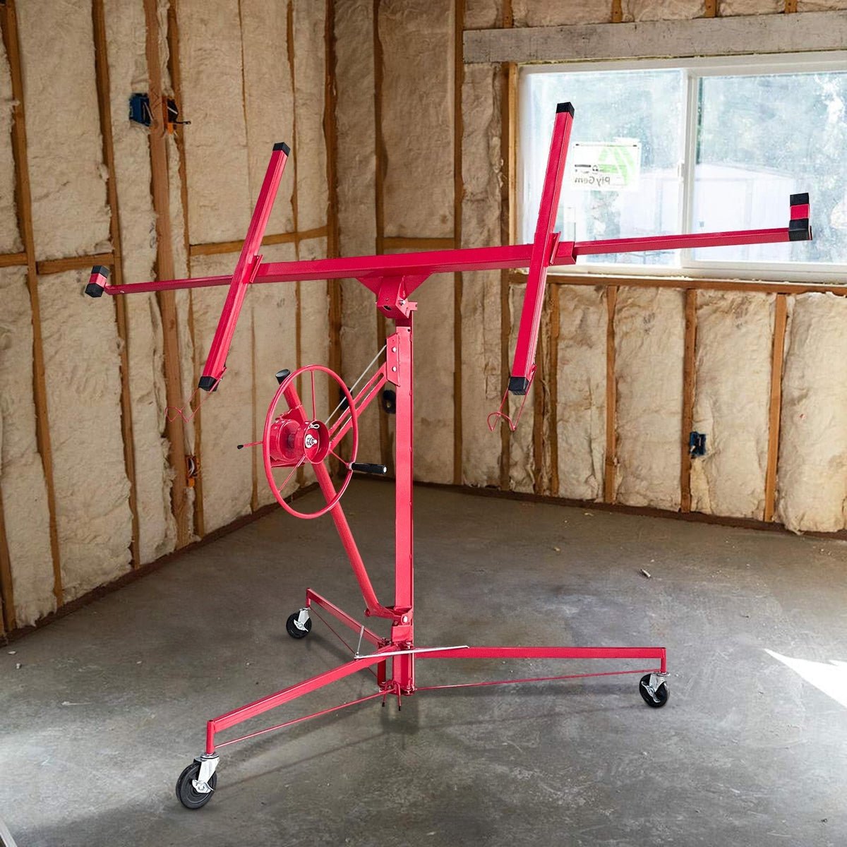 Maocao Hoom 11ft Drywall Lift 11-ft H x 115-in L x 61-in W Steel Drywall Lift