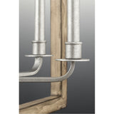 Progress Lighting Turnbury 4-Light Gray Coastal Chandelier