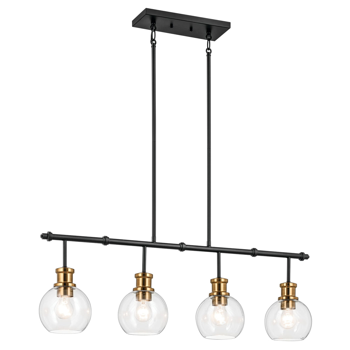 Kichler Clove 4-Light Black Vintage Chandelier