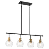 Kichler Clove 4-Light Black Vintage Chandelier