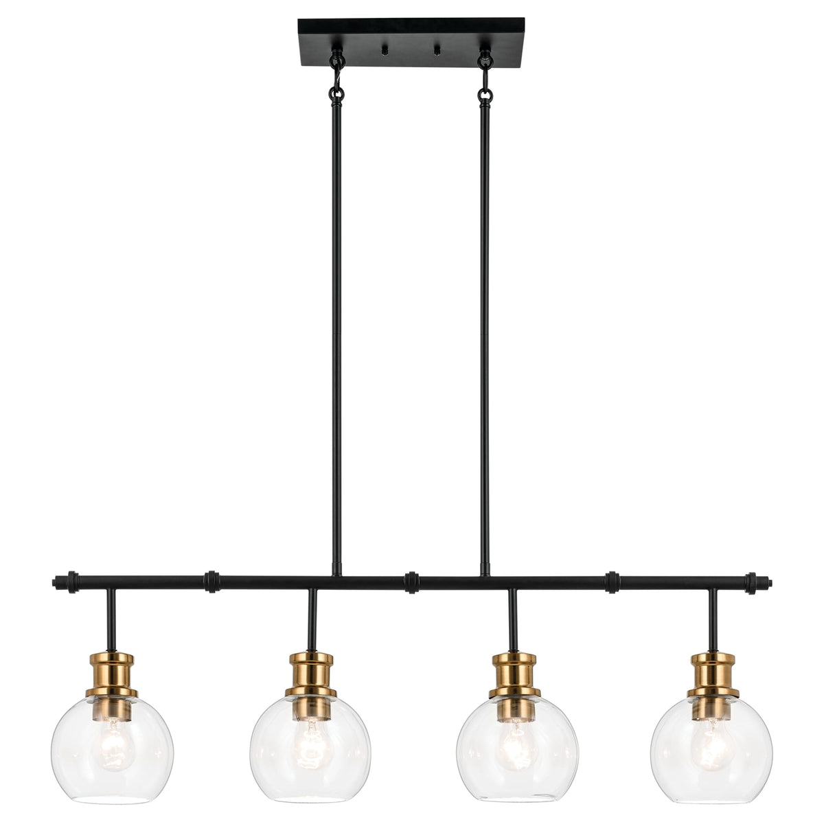 Kichler Clove 4-Light Black Vintage Chandelier