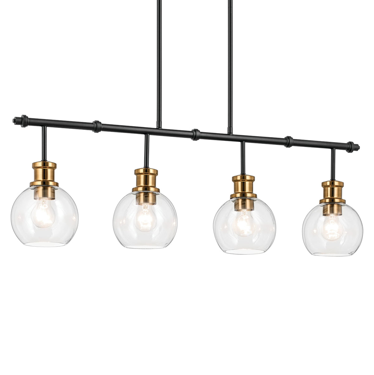 Kichler Clove 4-Light Black Vintage Chandelier