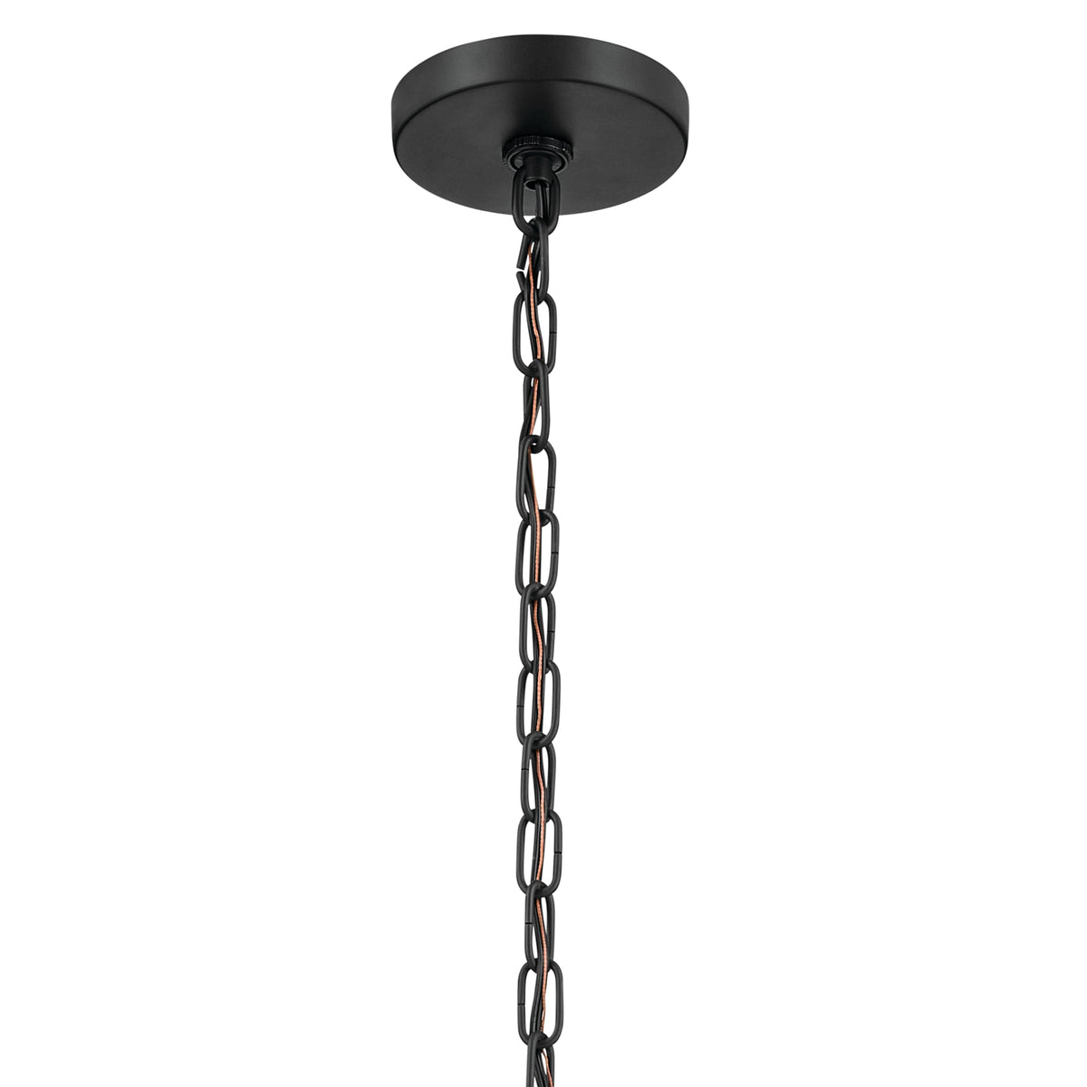 Kichler Birk 5-Light Black Farmhouse Chandelier