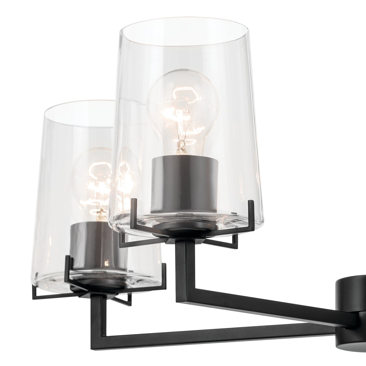 Kichler Birk 5-Light Black Farmhouse Chandelier