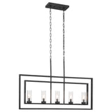Kichler Vervain 5-Light Distressed Black Vintage Chandelier