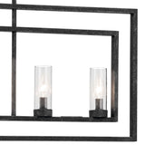 Kichler Vervain 5-Light Distressed Black Vintage Chandelier