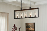 Kichler Barrington 5-Light Distressed Black Farmhouse Chandelier
