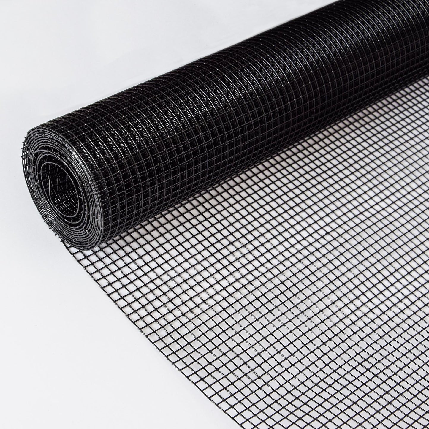 Maocao Hoom 50-ft x 19-Gauge Black Metal Welded Wire Rolled Fencing with Mesh Size 1/2-in x 1/2-in