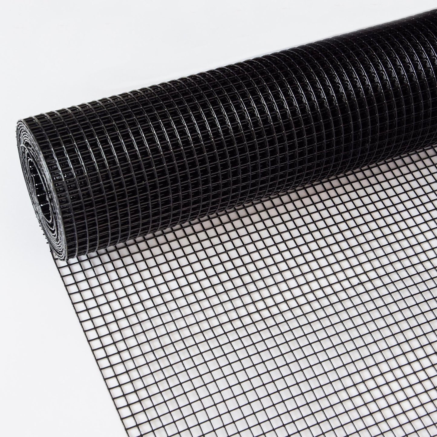 Maocao Hoom 50-ft x 19-Gauge Black Metal Welded Wire Rolled Fencing with Mesh Size 1/2-in x 1/2-in
