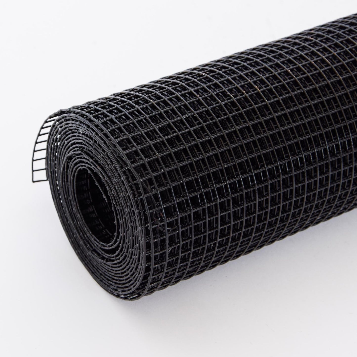 Maocao Hoom 50-ft x 19-Gauge Black Metal Welded Wire Rolled Fencing with Mesh Size 1/2-in x 1/2-in