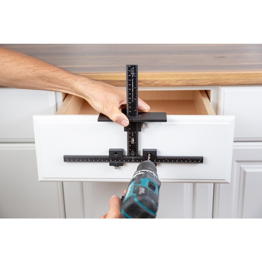 Cabinet Hardware Jig for Installation of Handles and Knobs on Doors and Drawer Fronts - Super Arbor