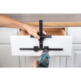 Cabinet Hardware Jig for Installation of Handles and Knobs on Doors and Drawer Fronts - Super Arbor